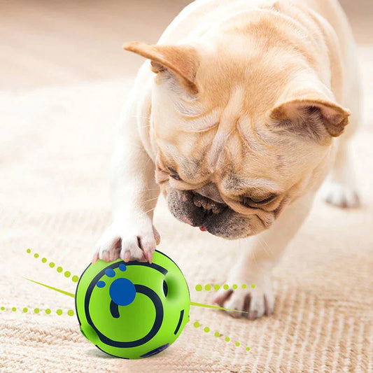 Interactive Dog Ball Toy Sound Chew Play Ball