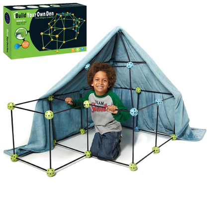 Kids DIY Fort Building Kit - STEM Construction Toy