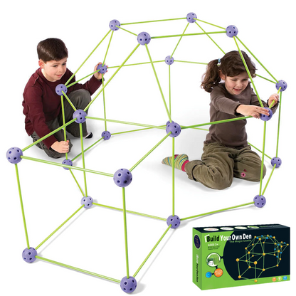 Kids DIY Fort Building Kit - STEM Construction Toy