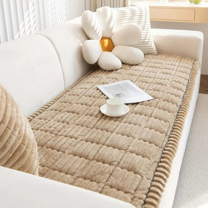 Stretch Sofa Cover – Pleated Elastic Couch Protector