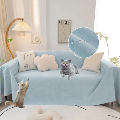 Solid Colour Waterproof Sofa Cover