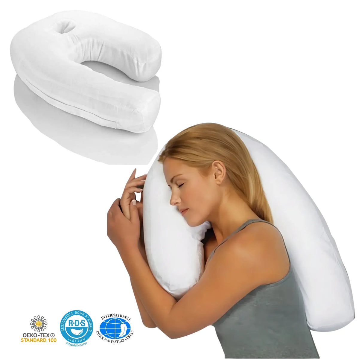 U-Shape Contour Pillow