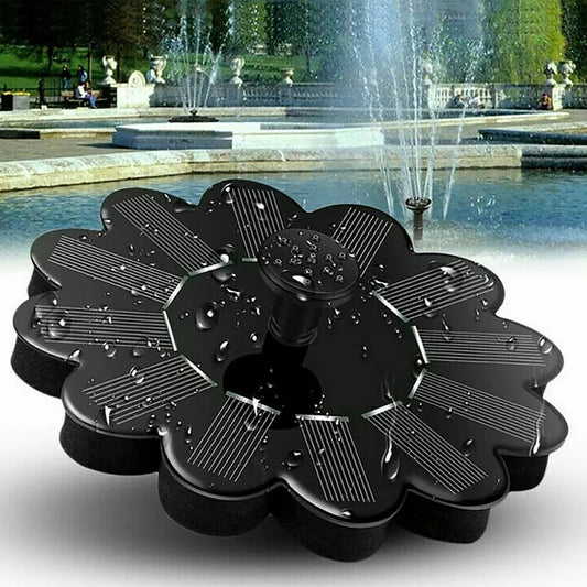 Flower Solar Fountain for Ponds & Bird Baths