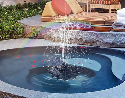 Flower Solar Fountain for Ponds & Bird Baths
