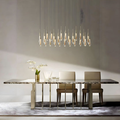 Dimmable Crystal Raindrop LED Chandelier – image 14