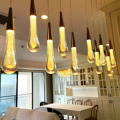 Dimmable Crystal Raindrop LED Chandelier – image 18