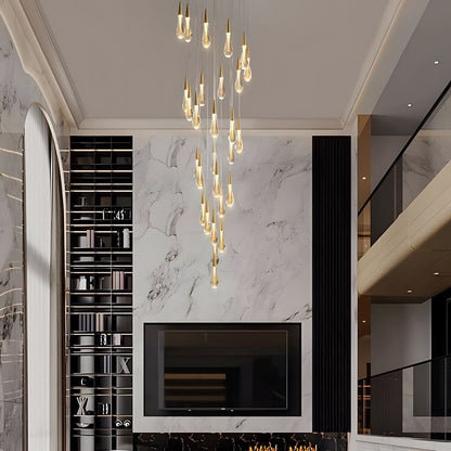 Dimmable Crystal Raindrop LED Chandelier – image 20