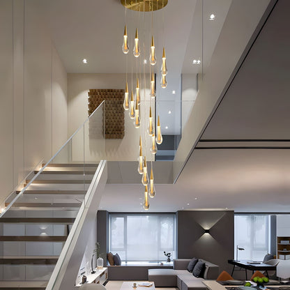 Dimmable Crystal Raindrop LED Chandelier – image 21