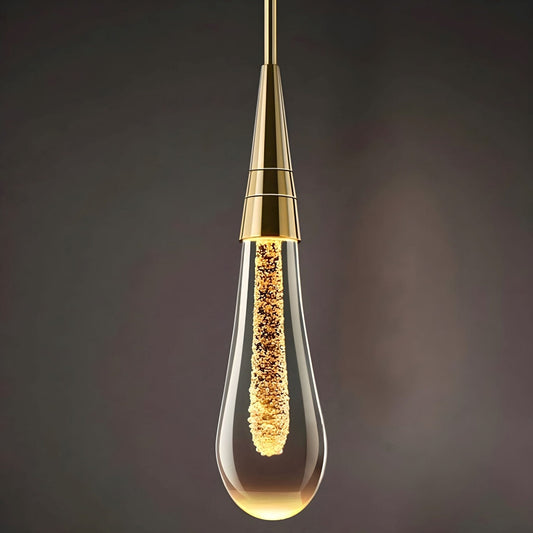 Dimmable Crystal Raindrop LED Chandelier – image 1