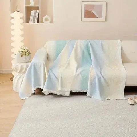 Rainbow Waffle Elastic Sofa Cover