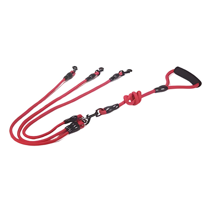 Dual Dog Leash Handle - No-Tangle Walking Grip