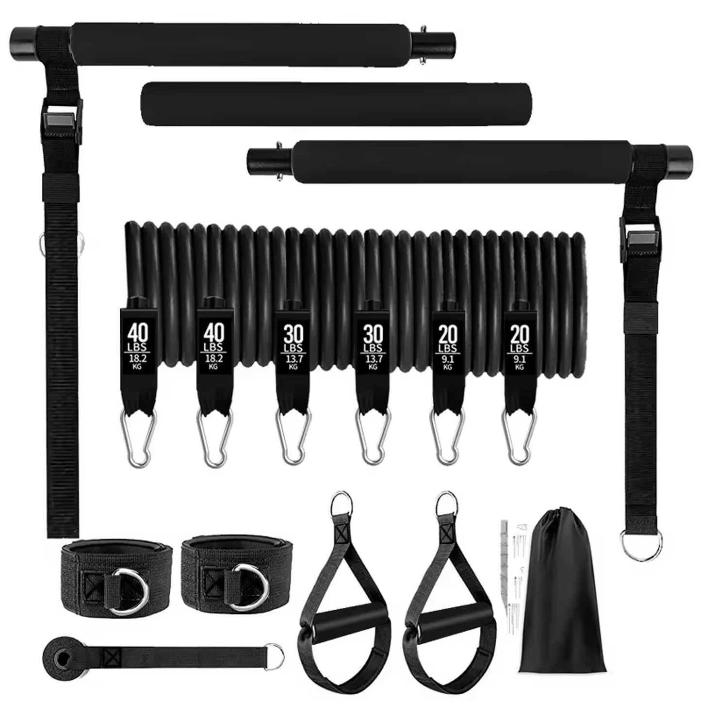Resistance Training Set – Full Body Workout Bands Kit