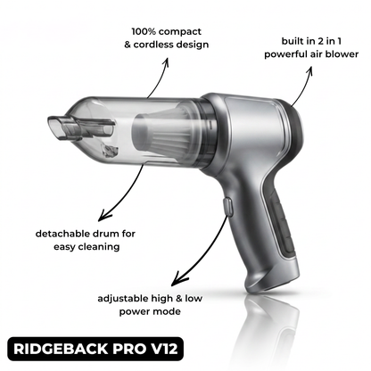Cordless Car Vacuum & Blower 2-in-1
