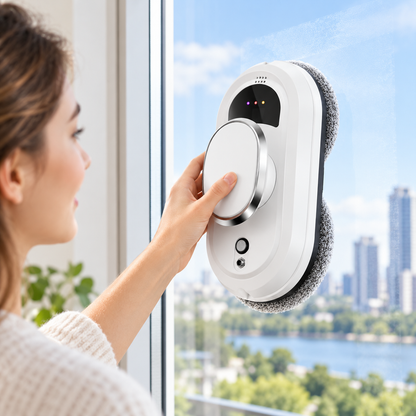 Automatic Window Cleaning Robot with Remote Control