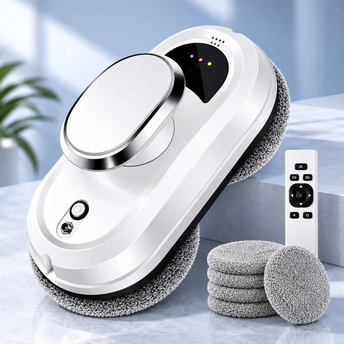 Automatic Window Cleaning Robot with Remote Control