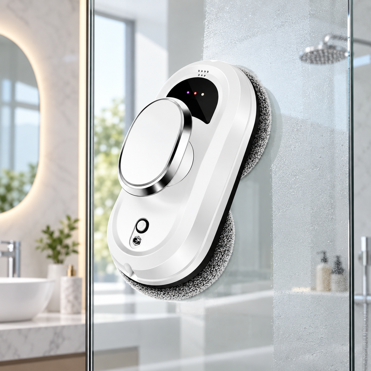 Automatic Window Cleaning Robot with Remote Control