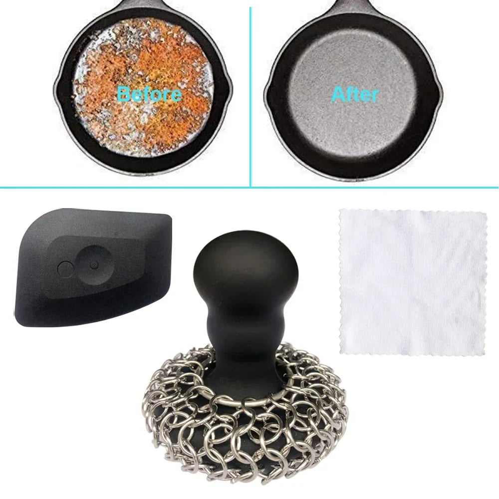 Cast Iron Cleaner Scrubber