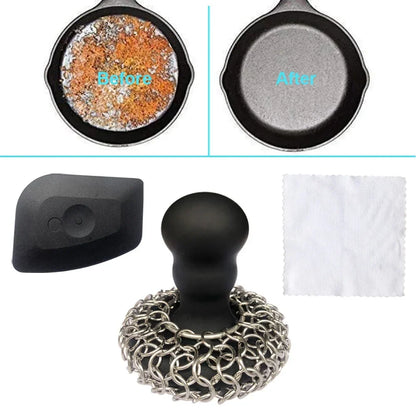 Cast Iron Cleaner Scrubber