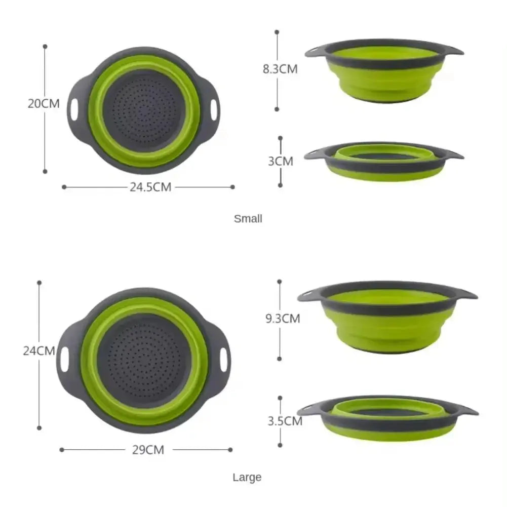 Silicone Collapsible Colander