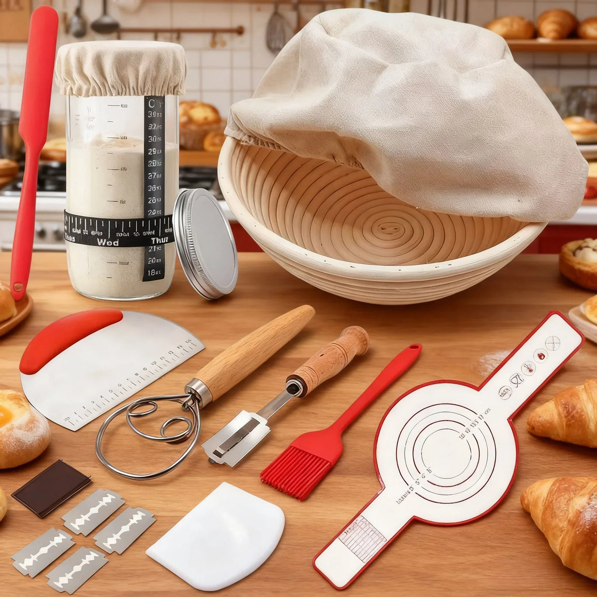 Sourdough Starter Kit – 19 Pieces
