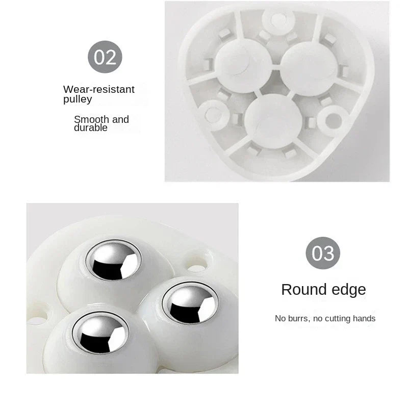 Self Adhesive Furniture Mover Wheels – Rotating Rollers