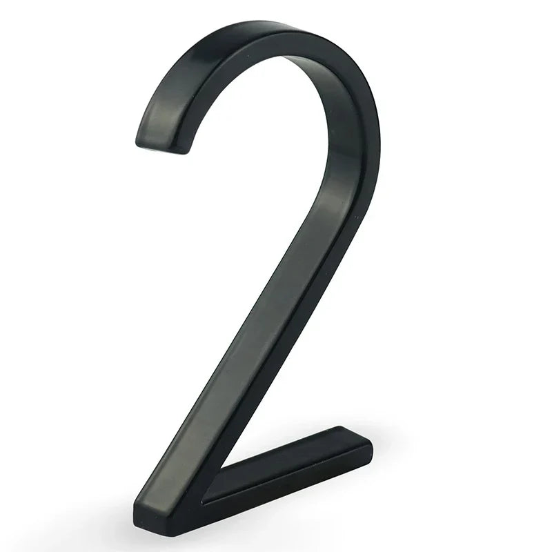 Stainless Steel Floating House Number