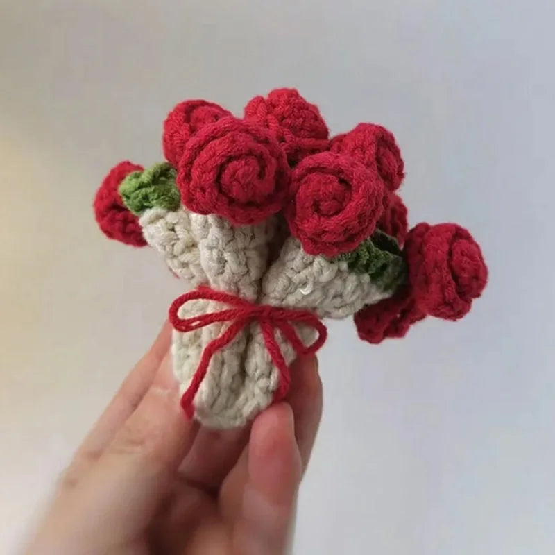 Rose Crochet Coaster