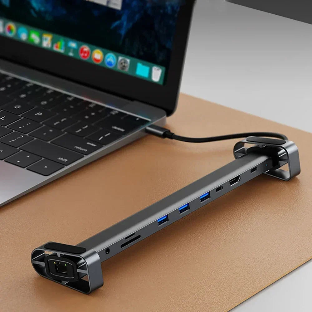 10-in-1 USB-C Hub with 4K HDMI, Ethernet and 100 W PD