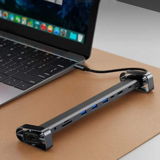 10-in-1 USB-C Hub with 4K HDMI, Ethernet and 100 W PD