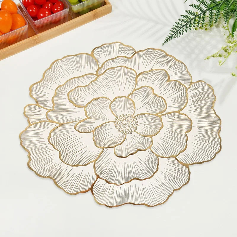 Peony Round Placemat