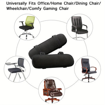 Armrest Pads for Office Chair for Elbow & Arm Comfort