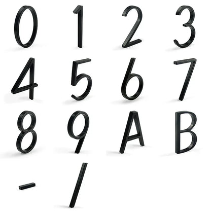 Stainless Steel Floating House Number