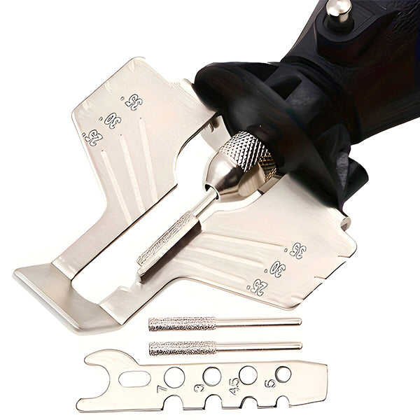 Chainsaw Sharpener Tool with Guide System