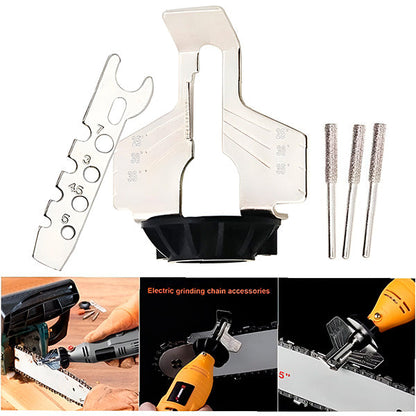 Chainsaw Sharpener Tool with Guide System