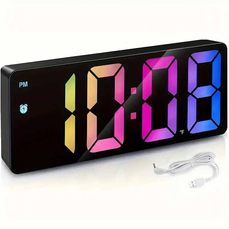 Minimalist Mirror Alarm Clock