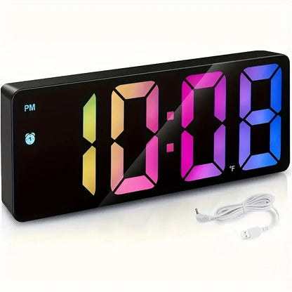 Minimalist Mirror Alarm Clock