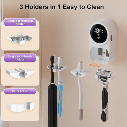 Wall-Mounted Toothbrush Holder