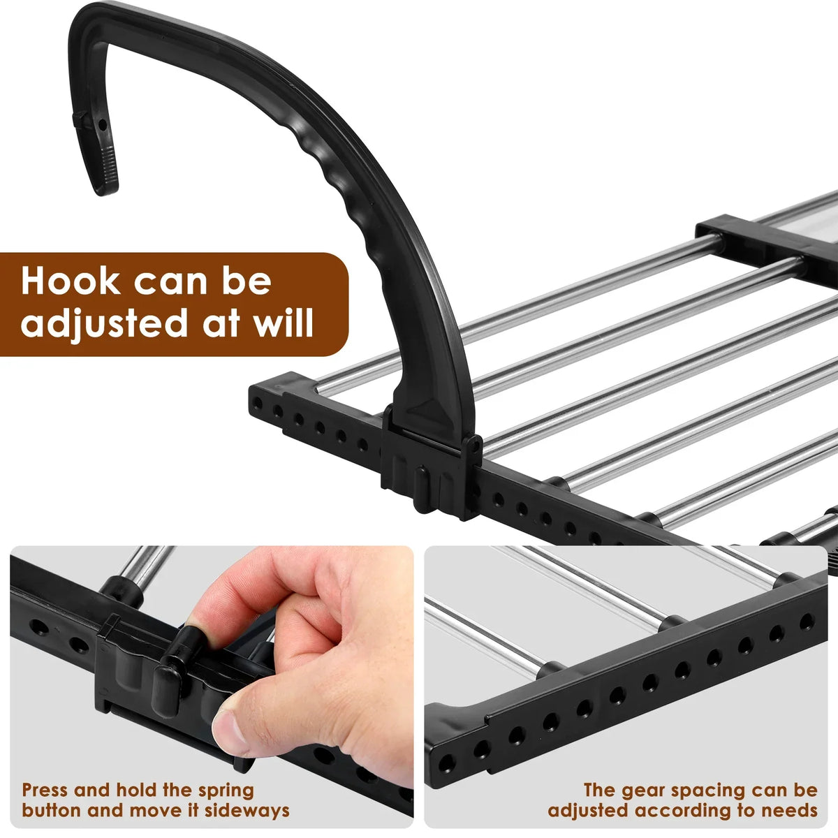 Extendable Radiator Drying Rack