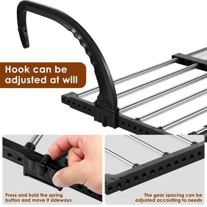 Extendable Radiator Drying Rack
