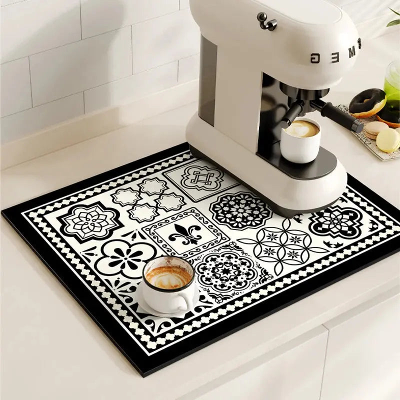 Retro Coffee Mat