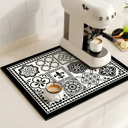 Retro Coffee Mat