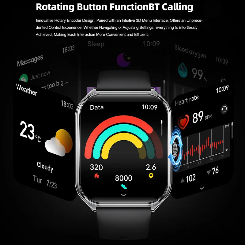 Smart Watch – Fitness Tracker, Calls & Sleep Monitor