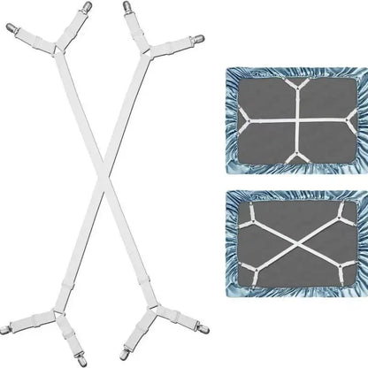 Adjustable Bed Sheet Fastener Straps – 2 Pieces