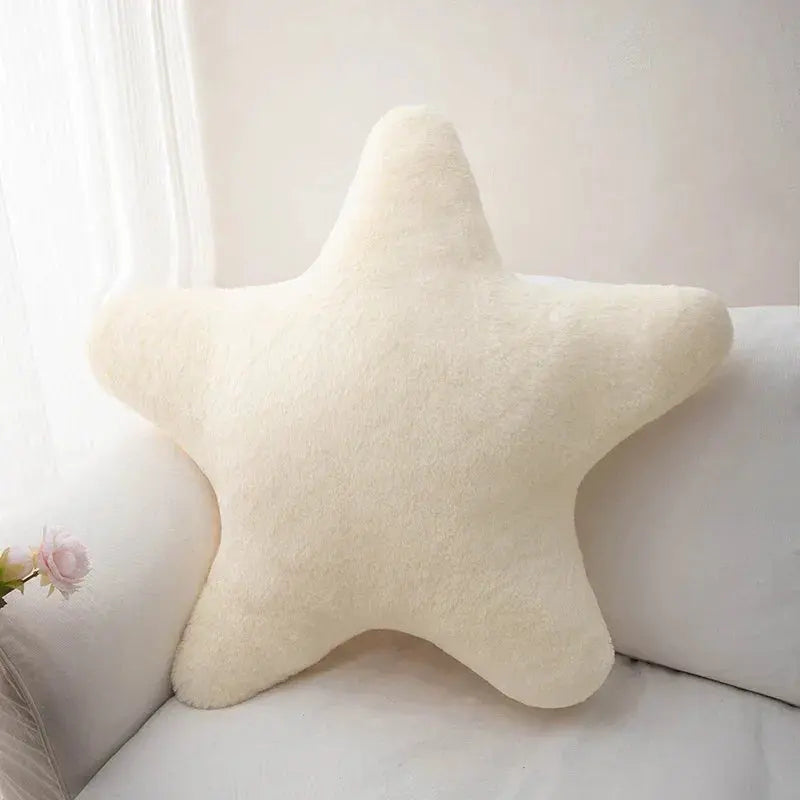 Plush Star Soft Decorative Throw Pillow