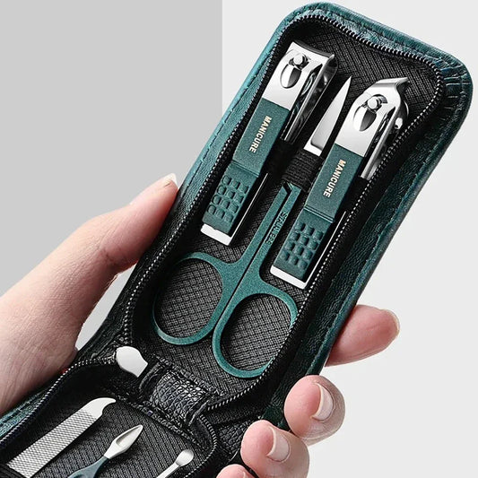 Portable Nail Clipper Set for Travel & Grooming