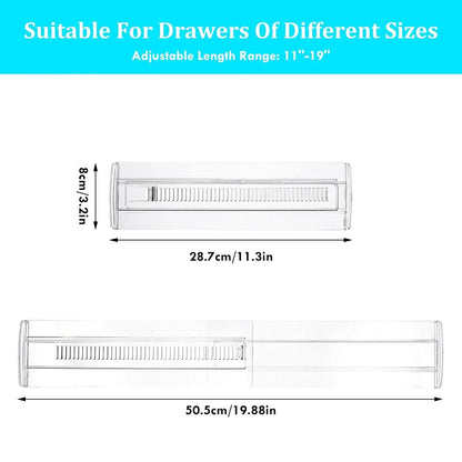 Adjustable Drawer Organisers Pack