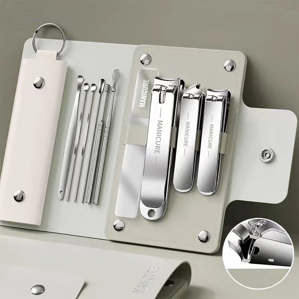 Portable Nail Clipper Set for Travel & Grooming
