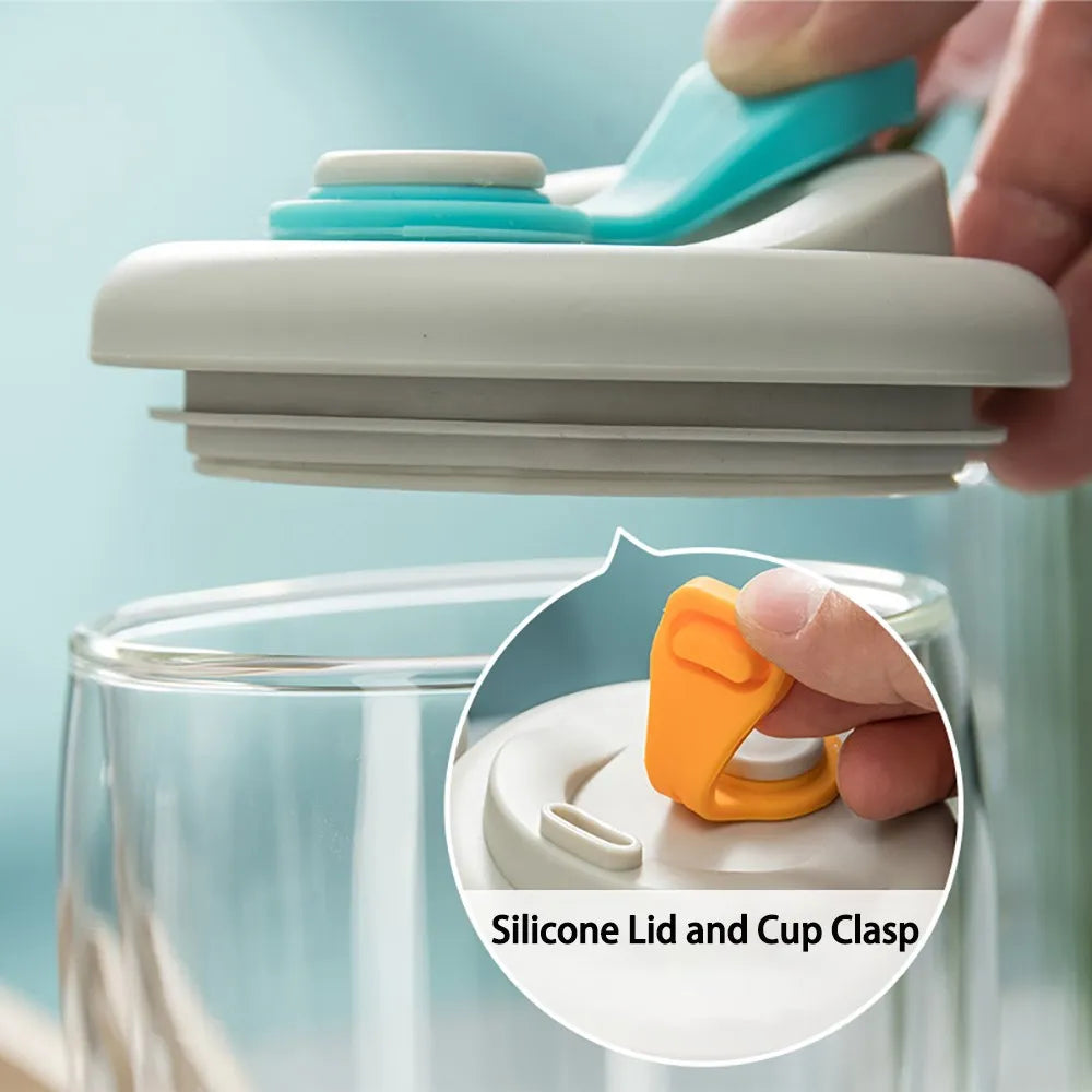 Double Wall Glass Mug Leak Proof Insulated Cup