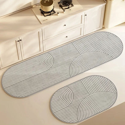 Diatomite Absorbent Floor Mat with Non-Slip Backing product image 2