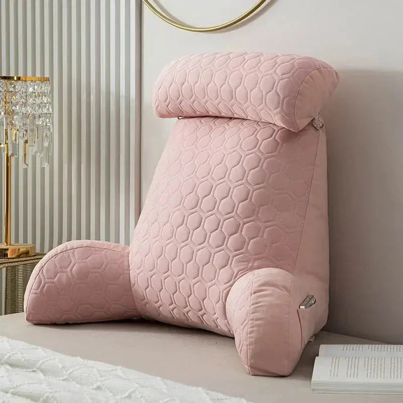 Reading Lounge Cushion with Side Pockets